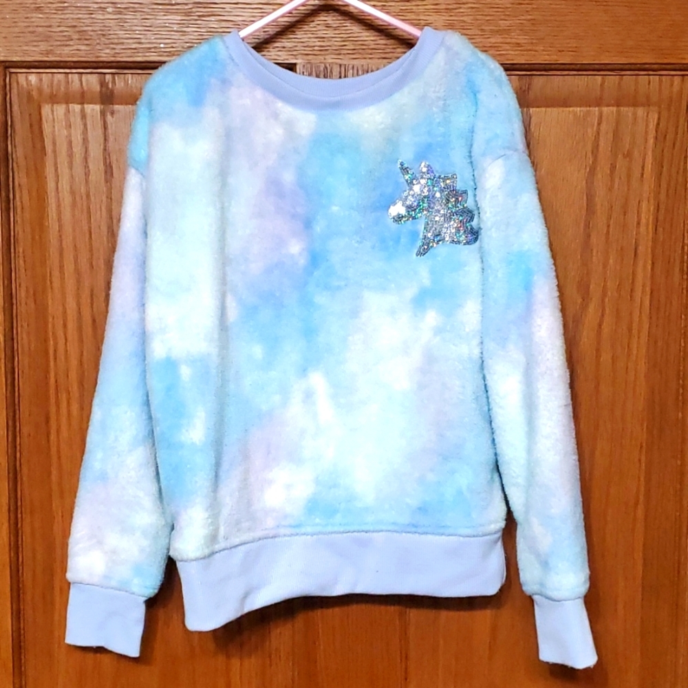 Girls soft unicorn sweatshirt